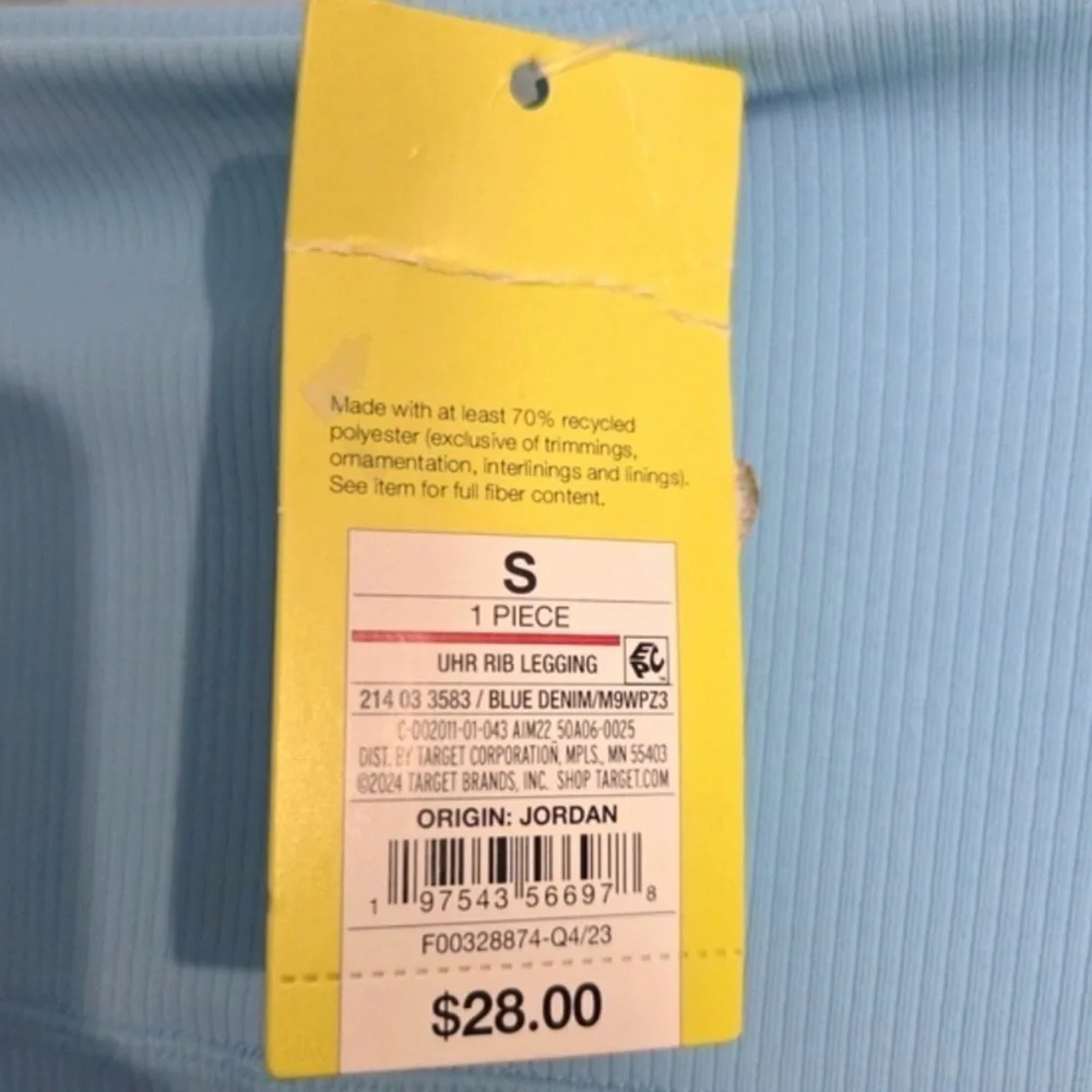 All in Motion Ultra High Rise Ribbed Leggings 27” | NWT | Sz S - Picture 6 of 6